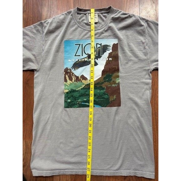 Zion National‎ Park T-Shirt MED Comfort Wash Eagle Mountains Mens Womens - Picture 7 of 10
